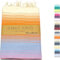 ANNA ANIQ Hamamtuch groß 100x200 cm Reise Strandtuch XXL Saunatuch Damen - 100% Baumwolle Fouta Pestemal Stranddecke Saunakilt Saunahandtuch Herren Badetuch Strandhandtuch (Orange-Blau schattiert)