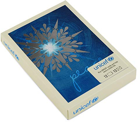 Hallmark UNICEF Christmas Boxed Cards, Star (12 Cards and 13 Envelopes)