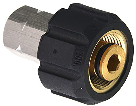 Tool Daily Adaptateur pour nettoyeur haute pression, M22 femelle vers raccord NPT femelle 3/8, 4500 PSI