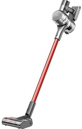 DREAME T20 Mistral, Aspirateur sans Fil, Modèle Européen, 125000 TR/Min, avec ÉCran LCD Couleur Et Batterie Amovible, Rouge, 0.6 Liters