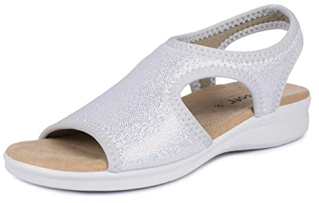Aerosoft Sandales stretch 05 pour femme, extra légères et élastiques