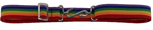 Mazeys Retro Unisex 70s Elastic Snake Belts