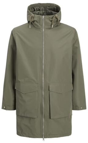 JACK & JONES Parka ligera Jjsky para hombre, Dusty Olive, m, Verde oliva, M