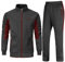 Rdruko Jogginganzug Herren Set Trainingsanzug Sportanzug Langarm Freizeitanzug Männer Tracksuit für Fußball Gym-Dunkelgrau Weinrot XL