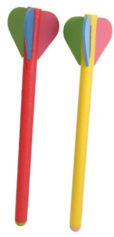 2x Wurfübungsspeere Leichtathletik-Speere für Kinder und Erwachsene Staffelausrüstung Spaß Leichtgewichtige weiche Speere für den Innenbereich