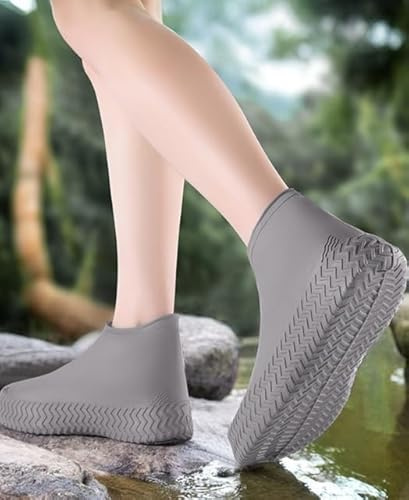 3 Paires Couvre Chaussure Impermeable,Surchaussures Impermeables,Couvre-Chaussures Imperméables,Protege Chaussure Pluie,Sur Chaussure Imperméable pour Les Jours de Pluie,de Neige et de Randonnée