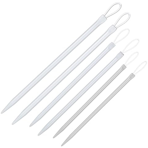 6 Stück Wollnadel Zum Vernähen Groß 9,6/11,5/14,5cm Stopfnadeln mit Großem Öhr Stopfnadeln für Wolle Dicke Wolle Häkeln Handstricken Ausbessern DIY Crafts Stopfnadel