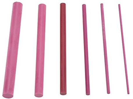 Professional Ruby Whetstone, 6 PCS 30000# Grit Polishing Oil Stone Sharpener Sharpening Stone Whetstone Tool Set