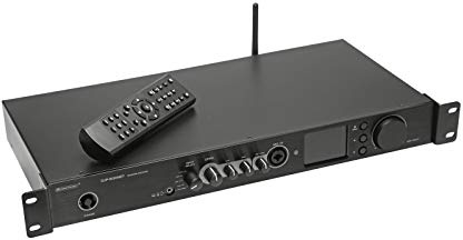 OMNITRONIC DJP-900NET Class-D Verstärker mit Internetradio | Kompakter Stereo-Receiver mit Internetradio, DAB+, Bluetooth, 2 x 460 W / 4 Ohm