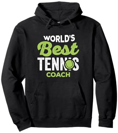 Regali di tennis - Miglior allenatore di tennis al mondo Felpa con Cappuccio