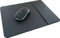 SCHWAIGER 660098 QI Mauspad inkl. QI-fähiger Funkmaus Mausunterlage Induktionsladegerät induktive Ladestation LED-Ladeanzeige Anti-Rutsch-Beschichtung Wireless USB-C