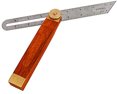 Adjustable Carpentry Square Bevel Gauge Sliding T-Bevel 300mm, Blade Ruler Craft Bevel Tool for Craftsman Carpenter Architect Engineer Woodworking, QLOUNI