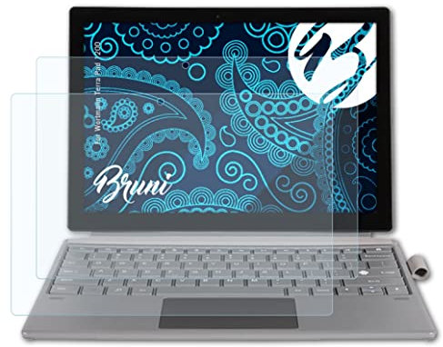 Bruni Protecteur d'écran compatible avec Wortmann Terra Pad 1200 Film Protecteur, cristal clair Écran protecteur (2X)
