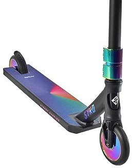 Patinete de Acrobacias Syko Black Mint – Scooter Freestyle con Ruedas de 120 mm, Rodamientos ABEC 9 y Compresión SCS