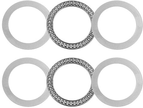 sourcing map Rodamientos de Agujas de Empuje Axk7095 con Arandelas Diámetro Interior de 70 MM Diámetro Exterior de 95 MM Ancho de 4 MM 2 Unidades