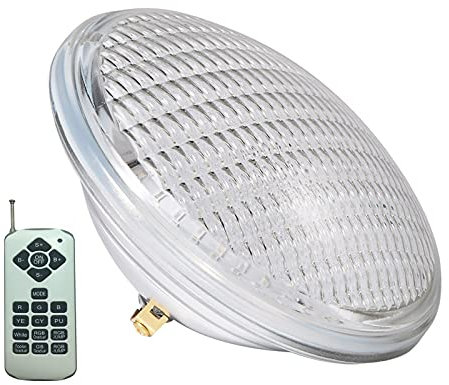 Foco Led,Luces Led Exterior Jardin,Bombilla LED para Piscina PAR 56 RGBW, PAR56, 12 V, para SPA subacuático, IP68, Resistente al Agua, con Certificado CE, ROHS