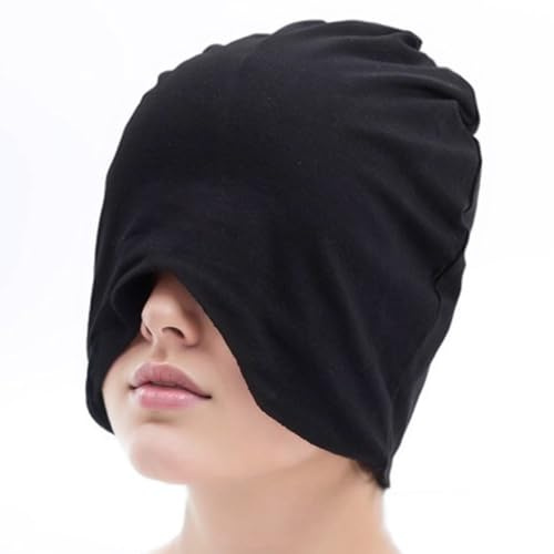 JYNVO Bonnet de Nuit 1PCS, Double Couche Anti-Lumière avec Protection Oculaire, Parfait pour Post-Partum et Personnes Âgées