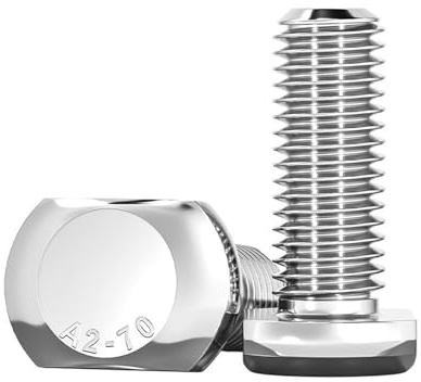 304 Rostfritt stål T-formade spårbultar M5 M6 M8 M10 M12 T-spårsskenor Rektangulära hammarskruvar(M8x50mm 5pcs)