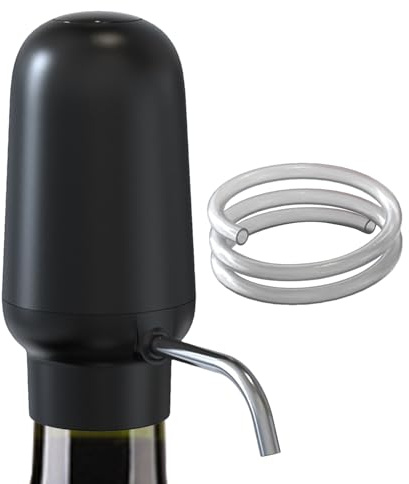 Aeratore per vino elettrico - Decanter per aeratore per vino elettrico ricaricabile da 1,97x4,72 pollici | Set di aeratori per vinoo e tappo a vuoto Dispenser per vini per gli amanti del