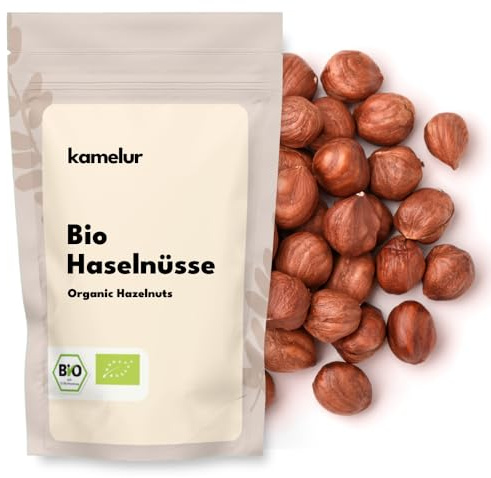 Kamelur Bio Haselnüsse - 1kg - naturbelassen und ohne Zusätze