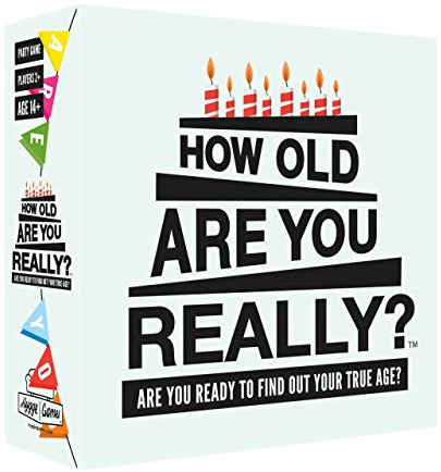 Hygge Games How Old are You Really? The Party Game - are You Ready to Find Out Your True Age?, Mixed Color