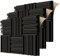 BXI Self-adhesive Acoustic Foam Panels, 30 X 30 X 5 cm 18 Pcs Broadband Sound Absorbing Foam, Dense Soundproof Padding Tile, Recording Studio Foam Absorber, Groove Decorative 3D Wall Panel