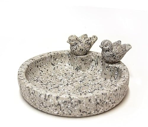 Wildlife World Fleckstone Small Bird Bath and Drinker