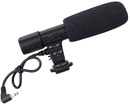 Homoyoyo Handheld Interview Microphone for Dslr and Camcorders with Broad Device Compatibility and Ultra-wide Sound Collection for Professional Recording