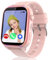 Puhiuyoi 4G Kids Smart Watch, GPS Smartwatch Boys Girls with1.85 inch HD Video & Phone Call, IP68 Kids GPS Watch with Real-time Locating, SOS School Mode, Great Gifts for Teens Aged 4-12 (Pink-GPS)