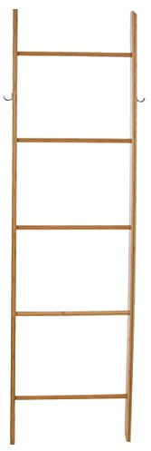 5five - scala per asciugamani in bambù a 5 livelli