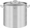 Royal Catering Casserole Induction Fond Rapporté Sandwich Triple (25 L, Ø 32 cm, Avec Couvercle, Inox Aluminium, Poignées Cool Touch)