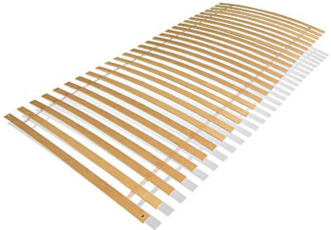 EINFEBEN Lattenrost Rolllattenrost Lattenrahmen Birkenholz, 90 x 200 cm mit 28 Leisten, Belastbar bis ca. 150 kg für alle Matratzen