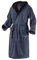 Mount Swiss Bademantel Damen Herren ARBON mit Kapuze aus edler Baumwolle I Morgenmantel flauschig I Frottee Farbe: anthrazit, Grösse: 4XL