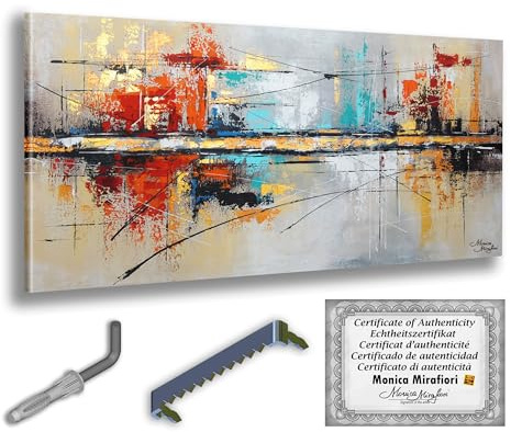 Monica Mirafiori I 140x70 cm I Quadro Dipinto a Mano I Pittura Acrilica I Arte Moderna I Quadri Moderni