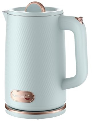 OUEFOR Electric Kettle for Boiling Water, 1800W Fast Boiling Hot Water Kettle, 1.8L Capacity Hot Water Boiler Electric Tea Kettle Teapot, Auto Shut Off Boil-Dry Protection, Safe And Reliable