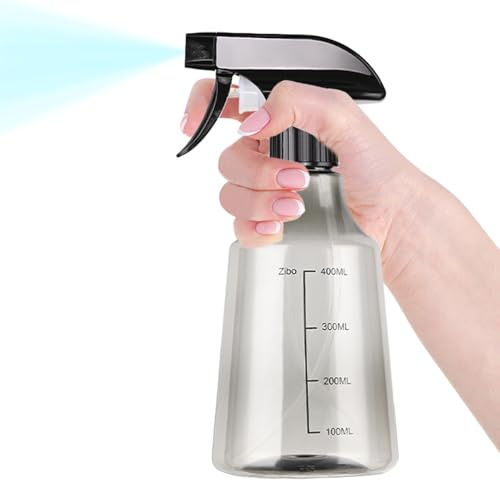 Spray Bottle for Hair - Gardening Mist Sprayer Bottle | Adjustable Nozzle 500ml Empty Container for Kitchen Degreasing Plant Care Gardeners Home Cleaning