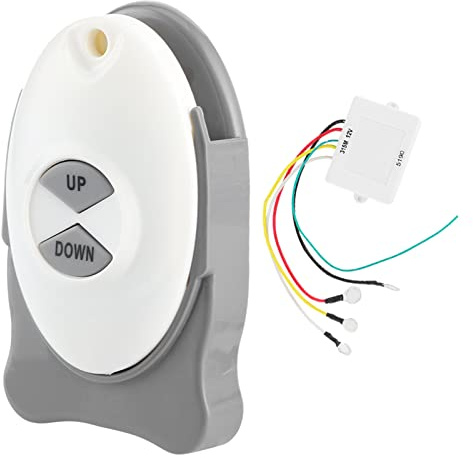 Naroote Ankarspel Trådlös Switch-mottagare Vattentät för Marinbåt 12V Fjärrsats, ABS, 1 X 27A för Segeltrim Controller