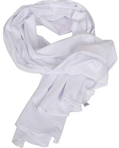 Build Your Brand Jersey Scarf - Farbe: White