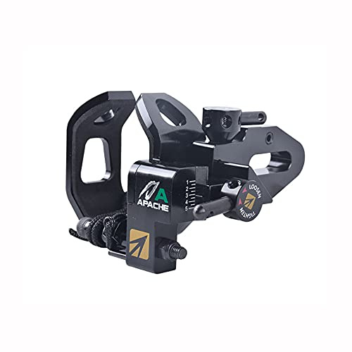 ANCLLO Drop Away Micro Arrow Archery Rest Negro Contención completa para arco Entrenamiento al aire libre Accesorios de tiro con arco