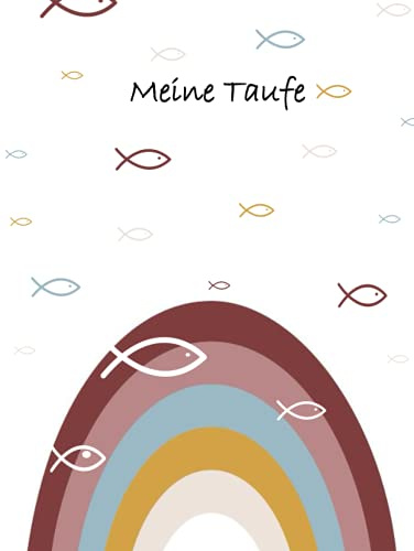 Meine Taufe Gästebuch: Ein tolles Geschenk für das Patenkind zur Taufe von der Patentante oder dem Patenonkel. Modernes Erinnerungsalbum mit Platz für ... Neutrales, aber christliches Design.