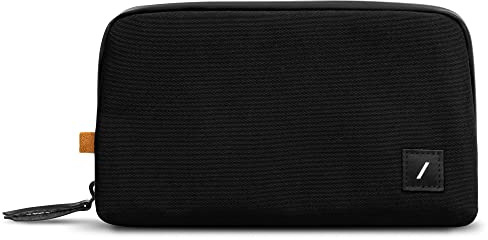 Native Union Stow Lite Organizer W.F.A Tech Organizer – Minimalist Travel Pouch Made of Recycled Materials for Everyday Accessory Storage & Protection – Stores Cables, Chargers (Black)
