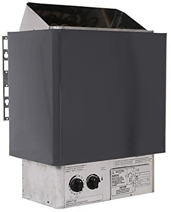 FUYAO 220V Sauna électrique, 3-6KW poêle à Vapeur sèche avec contrôleur Interne et minuterie pour Salle de Bain de Spa et Sauna d'hôtel, kit de Sauna Domestique