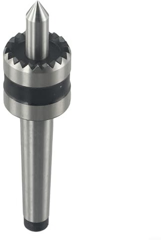 Volakebeing Centro de accionamiento de torno de madera, MT1 o MT2 40CR, para herramienta de soporte de torneado de madera y metal, accesorio de contrapunto, con punto de resorte, herramienta de