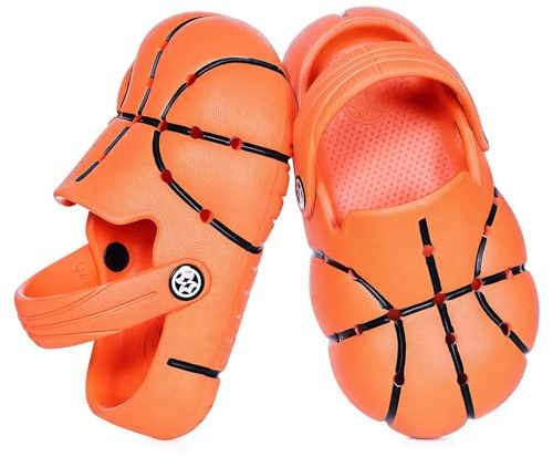Zoccoli Bambini Sabot Bambine Scarpe da Giardino Ragazzi Antiscivolo Sandali da Spiaggia Ciabatte Estate LQ-Arancione 34-35EU=CN220