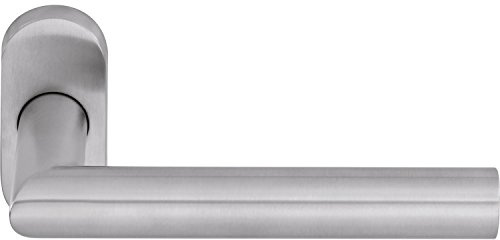 KABA Door Fitting Premium 8906 Door Fitting Without Rosette, 23.5 mm, Silver Anodised