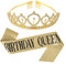 AIYONG Compleanno Corona Compleanno Fascia Set, Compleanno Corona Fascia Donne Compleanno Regina Fascia Tiara Corona per Forniture per Feste di Buon Compleanno, Bomboniere, Decorazioni
