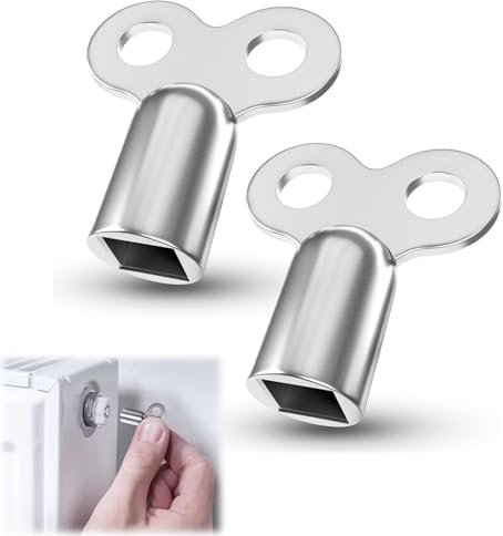 XIWUPO Heizungsentlüftungsschlüssel, Heizung Entlüftungsschlüssel, Entlüftungsschlüssel, Schlüssel Für Heizung Entlüften, Für Heizkörper Entlüften Radiator Key Heizungschlüßel, 5 Stück