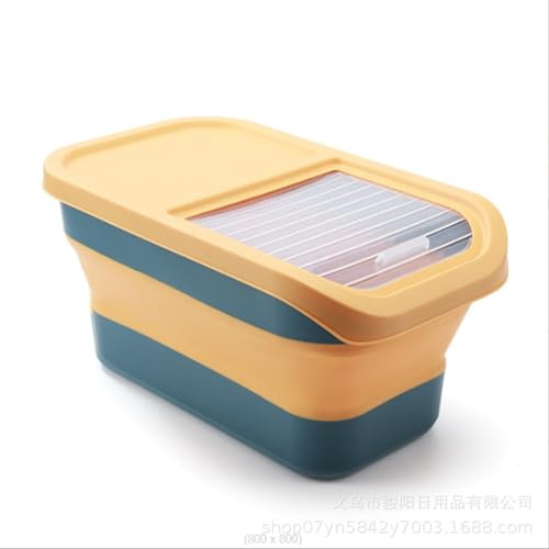 YuWangg conteneur croquettes chien 20kg,de stockage de nourriture pour animaux,boite croquette chien,Résistant à la moisissure et à l'humidité, adapté au stockage des céréales