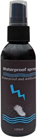 yakermur Spray impermeabilizante para zapatos, 100 ml, spray impermeable para botas, cuidado impermeable y antimanchas para lona, tenis, tiendas de campaña de cuero, equipo al aire libre, nailon