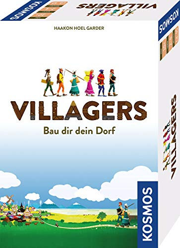 KOSMOS 691400 Villagers Bau dir dein Dorf, Brettspiel für 2-4 Personen, Gesellschaftsspiel, Kartenspiel, Familienspiel ab 10 Jahren
